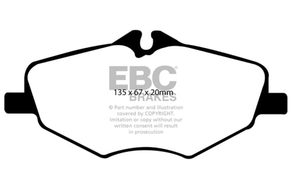 EBC 06-09 Mercedes-Benz E320 3.0 TD Greenstuff Front Brake Pads DP21488
