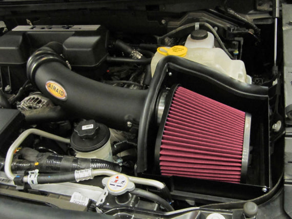 Airaid 10-14 Ford SVT Raptor / 11-13 F-150 6.2L CAD Intake System w/ Tube (Oiled / Red Media) 400-272