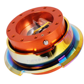 NRG Quick Release Gen 2.8 - Orange Body / Neochrome Ring SRK-280OR-MC