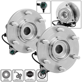 xTune Wheel Bearing and Hub 4WD ABS Infiniti QX56 08-10 - Front Left and Right BH-515125-25 9939273