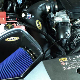 Airaid 13-14 Chevrolet/GMC Duramax 6.6L MXP Intake System w/ Tube (Dry / Blue Media) 203-295