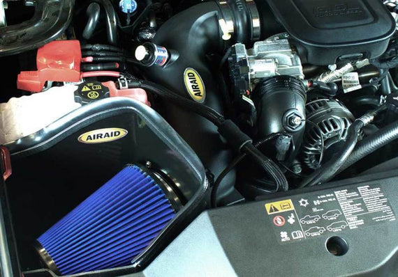 Airaid 13-14 Chevrolet/GMC Duramax 6.6L MXP Intake System w/ Tube (Dry / Blue Media) 203-295