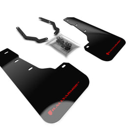 Rally Armor 18-23 Subaru Crosstrek Black Mud Flap w/Red Logo (Front Only) MF46-FTLT-BLK/RD