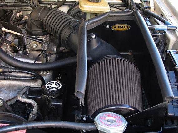 Airaid 91-01 Jeep Cherokee XJ 4.0L CAD Intake System w/o Tube (Dry / Black Media) 312-136