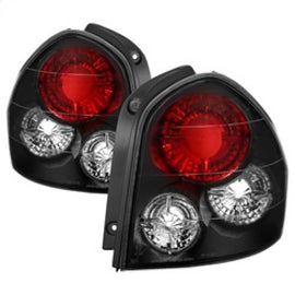 Spyder Hyundai Santa Fe 01-06 (01-04 Model use 3 Bulbs only)Euro Tail Lights Blk ALT-YD-HYSF01-BK 5005359