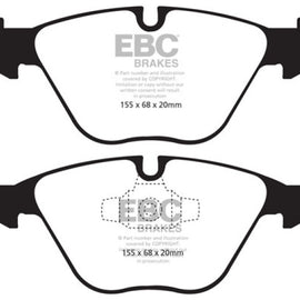 EBC 13+ BMW X1 2.0 Turbo (28i) Ultimax2 Front Brake Pads UD1260