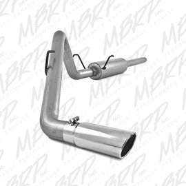 MBRP 2004-2005 Dodge Ram 1500 4.7L CC-SB Aluminized Cat Back Single Side S5100AL S5100AL
