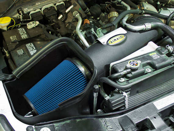 Airaid 11-14 Ford F-250/350/450/550 Super Duty 6.7L MXP Intake System w/ Tube (Dry / Blue Media) 403-278