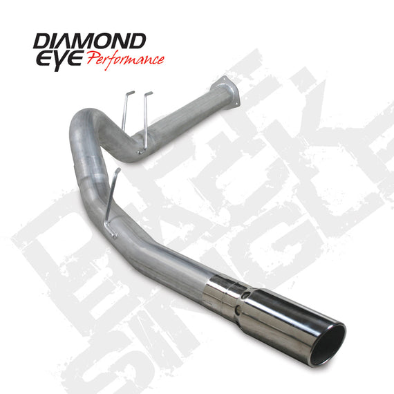 Diamond Eye KIT 4in DPF BACK Single SS: 2011 FORD 6.7L PWRSTROKE F250/F350 K4376S