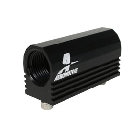 Aeromotive 96-04 Ford 4.6 L Fuel Rail Pressure Sensor Adapter Log (-08 AN inlet / outlet) 15112