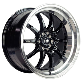 MST MT11 17x9.0 5x100/5x114.3 20 73.1 Black w/Machine Lip Wheel/Rim 11-7917-20-BLKL