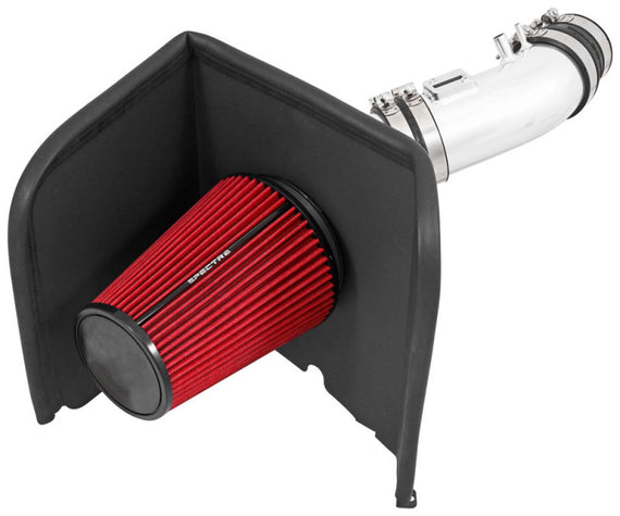 Spectre 12-16 Toyota Tundra 4.6L Air Intake Kit - Silver w/Red Filter 9055