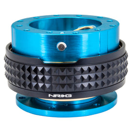 NRG Quick Release Kit - Pyramid Edition - New Blue Body / Black Pyramid Ring SRK-210NB/BK