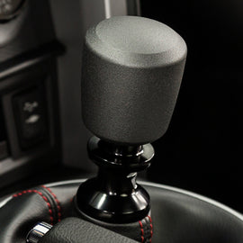 Raceseng Ashiko Shift Knob (No Engraving) Fiat 500T / Abarth Adapter - Graphite Texture 08311GTE-0801X-081206