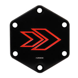 NRG Engraved Arrow Horn Delete Button-RED STR-620RD