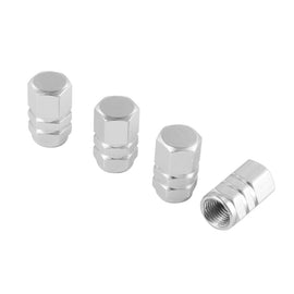 Xtune Tires Valve Stem Cap 4pcs Silver ACC-VC01-SL 9933394