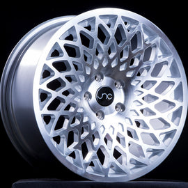 JNC 043 Silver Machine Face 18x8.5 5x100 +35 Wheel/Rim 31679044124749
