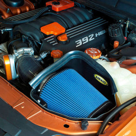 Airaid 11-14 Dodge Charger/Challenger MXP Intake System w/ Silicone Tube (Dry / Black Media) 352-319