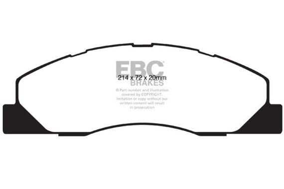 EBC Brakes UD1399 EBC Ultimax  Brake Pads Fits 09-18 2500 3500 Ram 2500 Ram 3500 UD1399