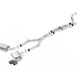 BORLA Cat-Back System FOR CAMARO SS '16-'18 6.2L V8 AT/M 140688CF