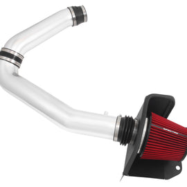 Spectre 11-15 Jeep Grand Cherokee V6-3.6L F/I Air Intake Kit - Polished w/Red Filter 9020