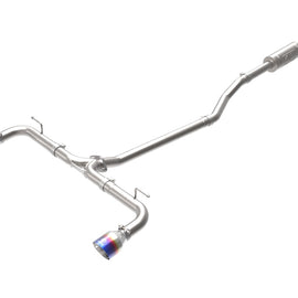 aFe Takeda 2-1/2in 304 SS Cat-Back Exhaust w/ Blue Flame Tips 14-18 Mazda 3 L4 2.0L/2.5L 49-37015-L