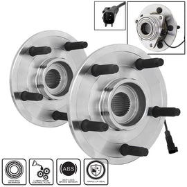 xTune Wheel Bearing and Hub ABS Dodge Ram 1500 09-12 - Front Left and Right BH-515126-26 9939150