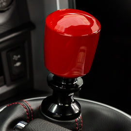 Raceseng Ashiko Shift Knob (No Engraving) Hyundai Genesis Coupe Adapter - Red Gloss 08311RG-0801X-0812011