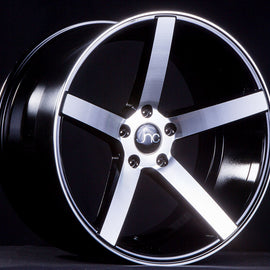 JNC 026 Black Machined Face 18x10 5x120 +et25 cb.72.6 Wheel/Rim 12206357676109