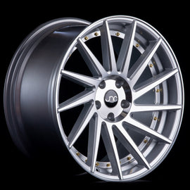 JNC 051 Silver Machine Face /Gold Rivets 19x9.5 5x100. +30 Wheel/Rim 30389840707661