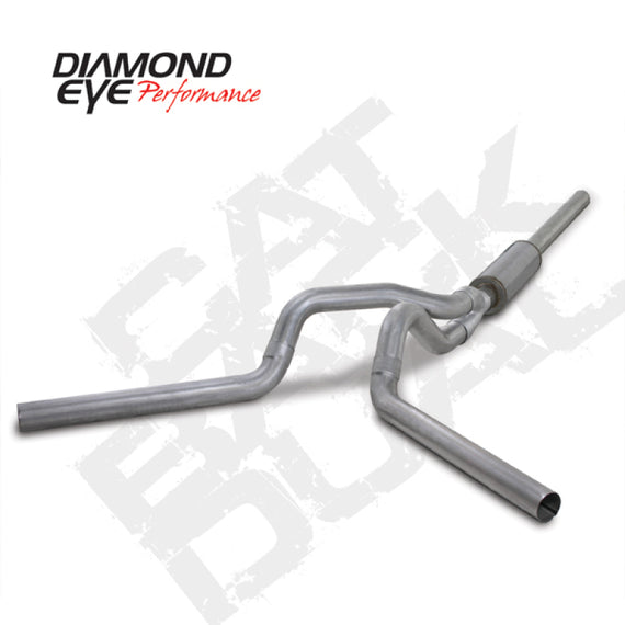 Diamond Eye KIT 4in Catback DUAL AL: 2004.5-2007.5 DODGE CUMMINS 600 K4236A