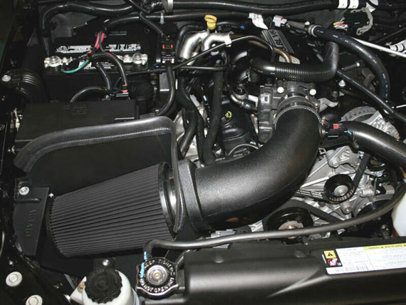 Airaid 07-11 Jeep Wrangler JK 3.8L CAD Intake System w/ Tube (Dry / Black Media) 312-208