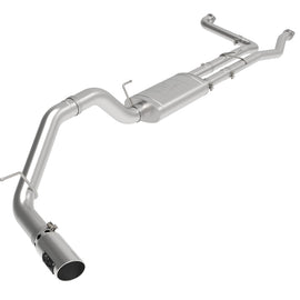 aFe MACHForce XP Exhausts Cat-Back SS-409 Nissan Titan XD 16-19 V8-5.6L - Polished Tip 49-46135-P