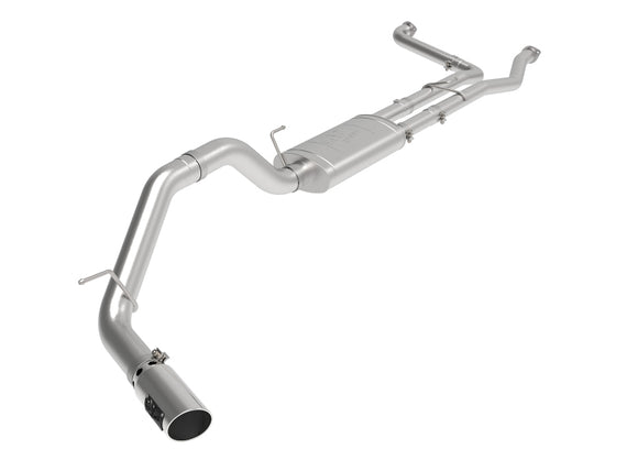 aFe MACHForce XP Exhausts Cat-Back SS-409 Nissan Titan XD 16-19 V8-5.6L - Polished Tip 49-46135-P