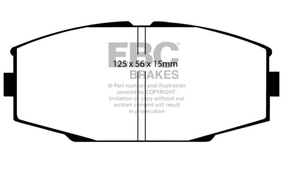 EBC 86-92 Toyota Supra 2.8 Ultimax2 Front Brake Pads UD336