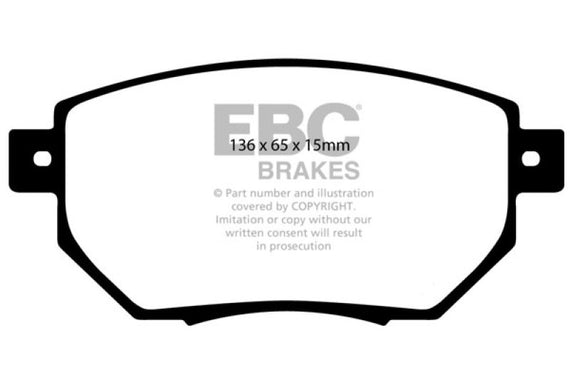 EBC 05-06 Nissan Altima 3.5 SE-R Greenstuff Front Brake Pads DP21659