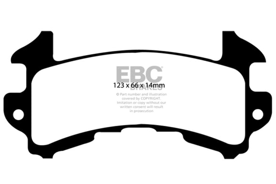 EBC 79-85 Buick Riviera (Fwd) 3.8 Turbo Greenstuff Rear Brake Pads DP21146