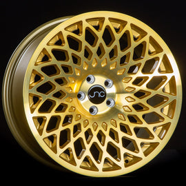 JNC 043 Transparent Gold 18x8.5 5x114.3 +35 Wheel/Rim 31679036686413