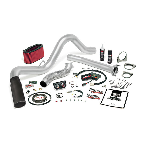 Banks Power 94-95.5 Ford 7.3L Man Stinger System - SS Single Exhaust w/ Black Tip 48552-B
