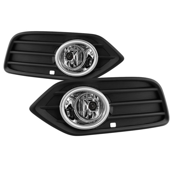 Spyder 2019+ Honda HR-V OEM Style Fog Lights w/OEM Switch & Chrome Trim - Clear (FL-HHRV19-C) 9044267