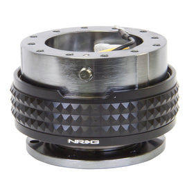 NRG Quick Release Kit - Pyramid Edition - Gunmetal Body / Black Pyramid Ring SRK-210GM/BK