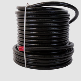 Aeromotive PTFE SS Braided Fuel Hose - Black Jacketed - AN-08 x 4ft 15324