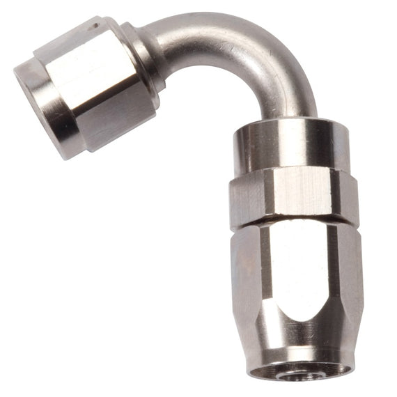 Russell Performance -6 AN Endura 120 Degree Full Flow Swivel Hose End (With 9/16in Radius) 613401