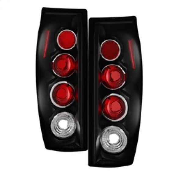 Spyder Chevy Avalanche 02-06 Euro Style Tail Lights Black ALT-YD-CAV04-BK 5001108