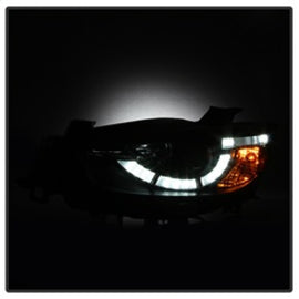 Spyder Mazda CX-5 13-15 Projector Headlights - DRL LED - Black PRO-YD-MCX513-DRL-BK 5083319