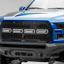 aFe 17-20 Ford Raptor w/ FFC Scorpion Grill w/ LEDs 79-21002L
