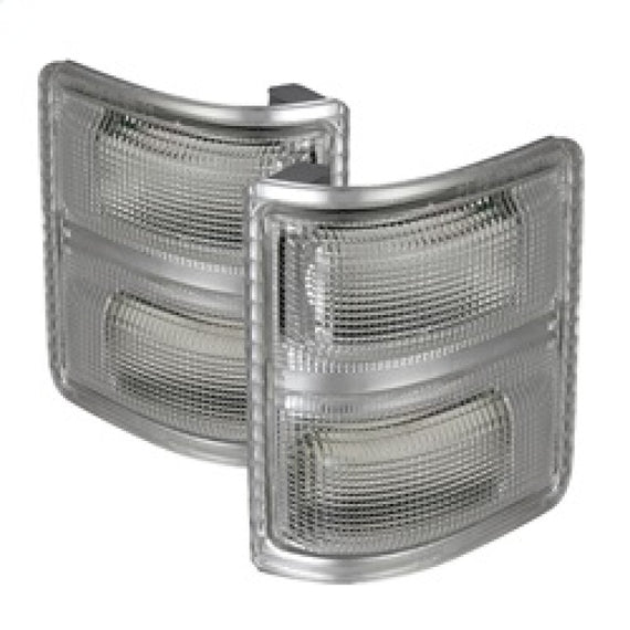 xTune Ford Superduty 08-14 F250-F550 Amber LED Mirror Signal Lens - Clear ACC-LED-FDSD08-MR-C 9924736