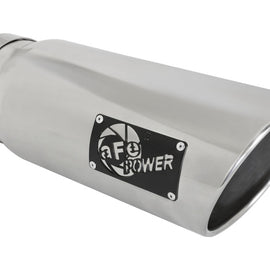 aFe MACHForce-Xp 5in Inlet x 6in Outlet x 15in length Polished Exhaust Tip 49T50601-P15