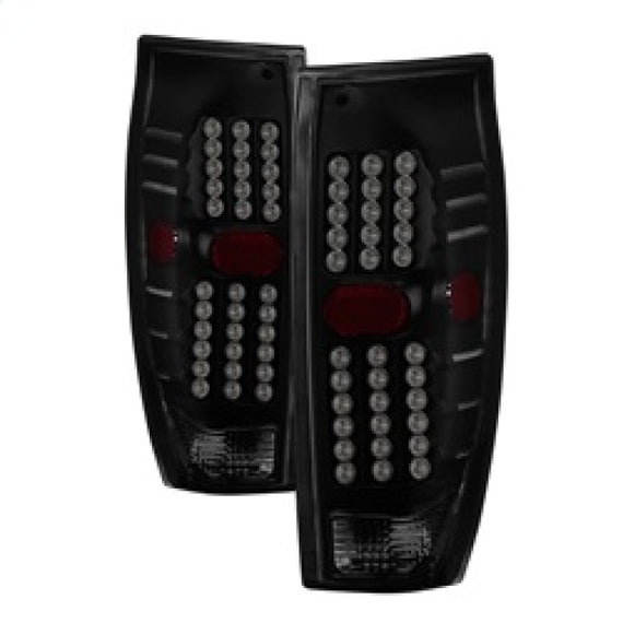 xTune 02-06 Chevrolet Avalanche LED Tail Lights - Black Smoke (ALT-JH-CAV02-LED-BSM) 9036842