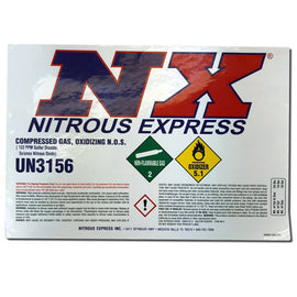 Nitrous Express Bottle Decal for 10lb Bottle 15994